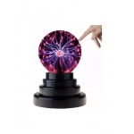 Διακοσμητικό Φωτιστικό RGB Plasma Light LED Μπαταρίας σε Μαύρο Χρώμα 14cm