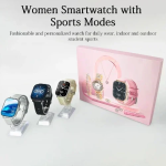 A58 Smartwatch 5 σε 1 με σετ χρυσών κοσμημάτων