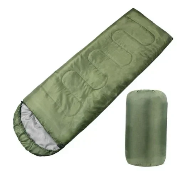Υπνόσακος Sleeping Bag με Kουκούλα 215x75cm - Χακί