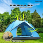 Αυτόματη Σκηνή Camping για 3 Άτομα 200x220x140εκ. Μπλε