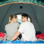 Αυτόματη Σκηνή Camping για 3 Άτομα 200x220x140εκ. Μπλε
