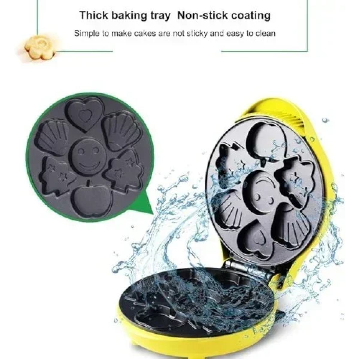 Σούπερ Μίνι Βαφλιέρα για Cartoon Βαφλάκια - Mini Cartoon Waffle Maker