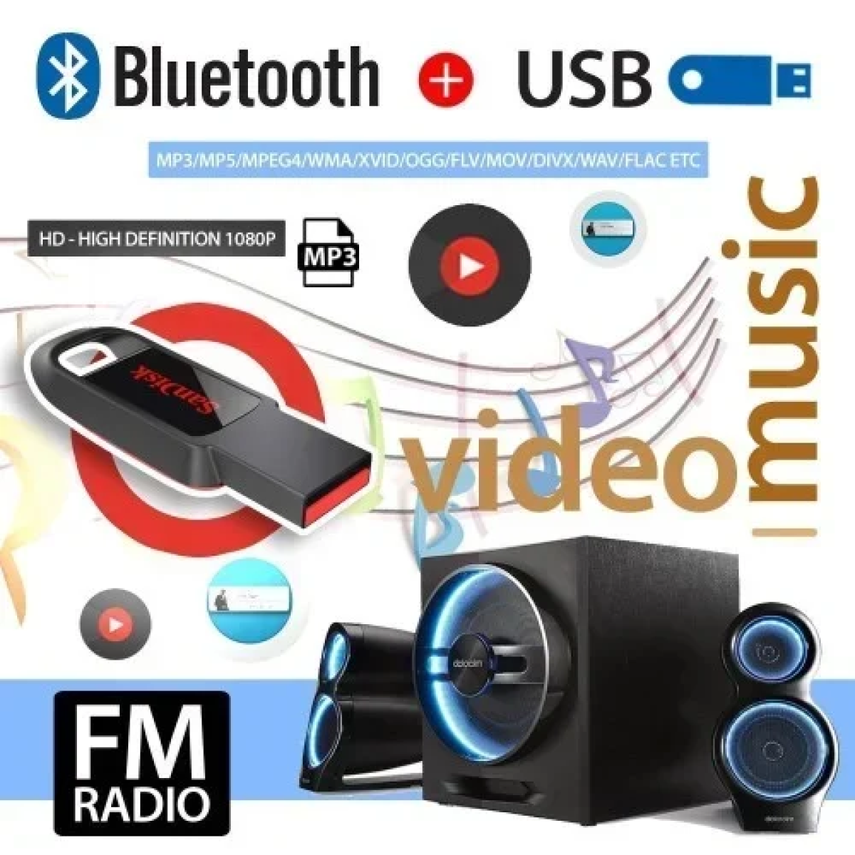Ηχοσύστημα Αυτοκινήτου 2DIN (Bluetooth/USB/WiFi/GPS) με Οθόνη 9'' 919CP