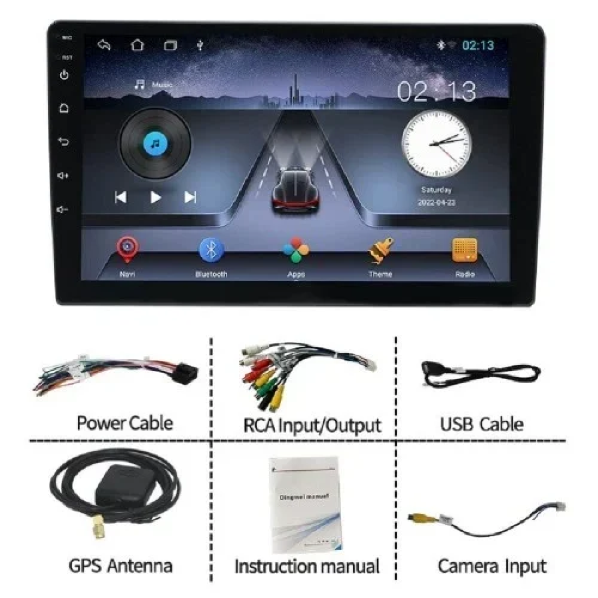 Ηχοσύστημα Αυτοκινήτου 2DIN (Bluetooth/USB/WiFi/GPS) με Οθόνη 10''