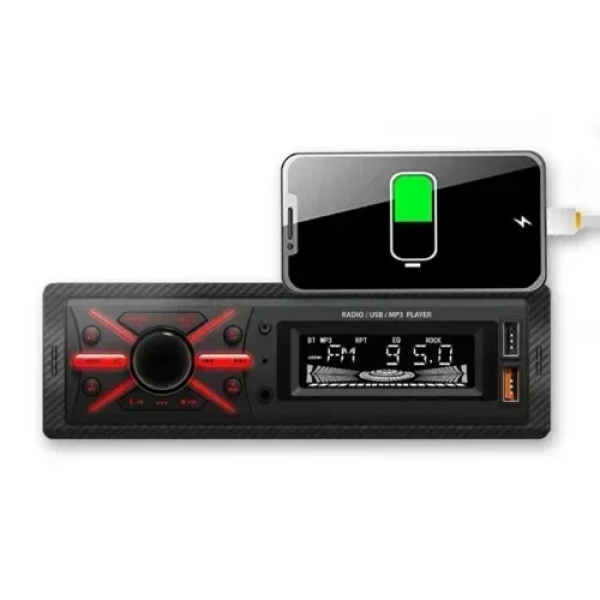 Ηχοσύστημα Αυτοκινήτου Universal ραδιόφωνο USB/TFT/BT/AUX με τηλεχειριστήριο ΧΥ-010
