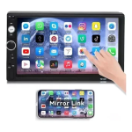Multimedia Οθόνη Αφής Αυτοκινήτου 7″ 2Din TFT/Bluetooth/MP5/USB/SD/FM/AUX/TV με Τηλεχειριστήριο 7010H