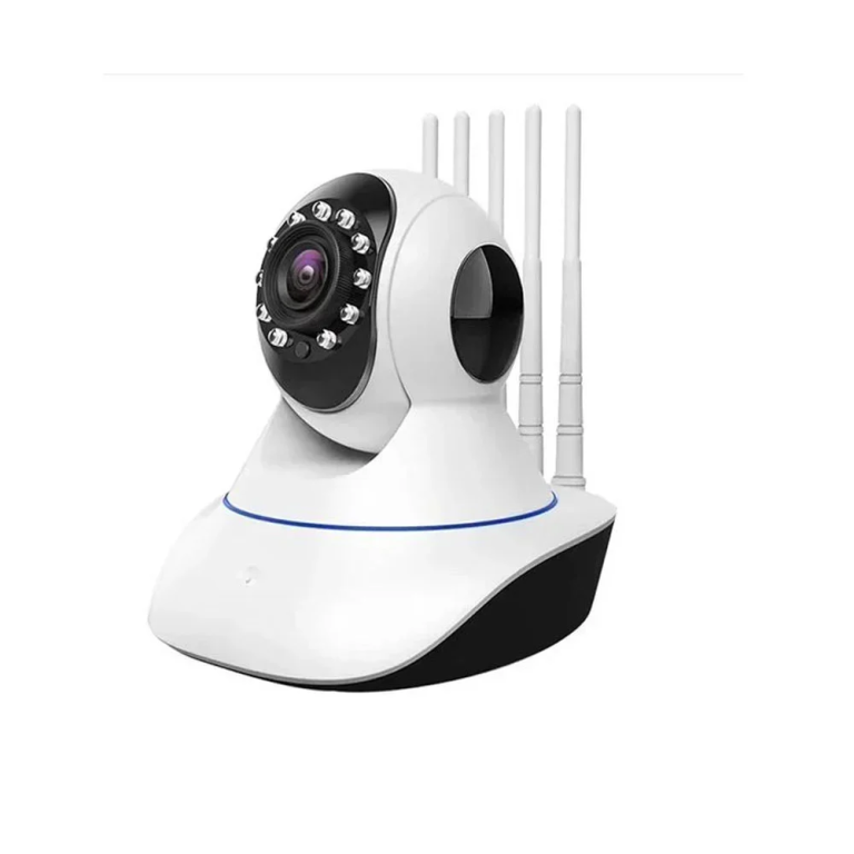 V380 Κάμερα με 5 Κεραίες 2MP 1080p 360° Wifi Night Vision IP Camera με Υποστηριζόμενη κάρτα SD