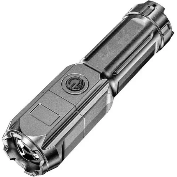Φακός Επαναφορτιζόμενος USB με εμβέλεια φωτισμού έως 500m