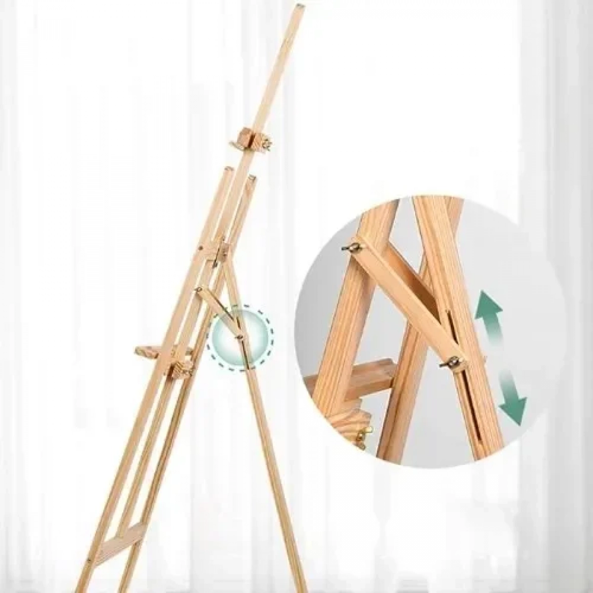 Ξύλινο Καβαλέτο 120 cm - Βάση Στήριξης για Πίνακες, Πινακίδες & Διαφημιστικά Πάνελ 15099