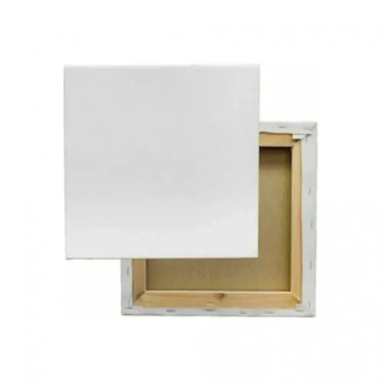Καμβάς Ζωγραφικής Λευκός σε Τελάρο 50x50x0.3 εκ. 280gr/m² 15127