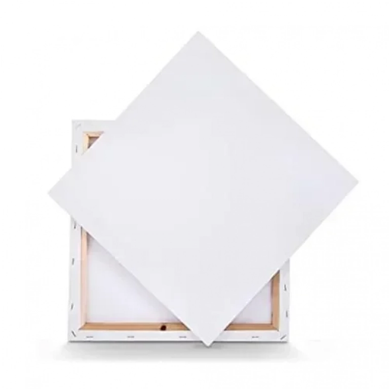 Καμβάς Ζωγραφικής Λευκός σε Τελάρο 100x100x1.6 cm 15180