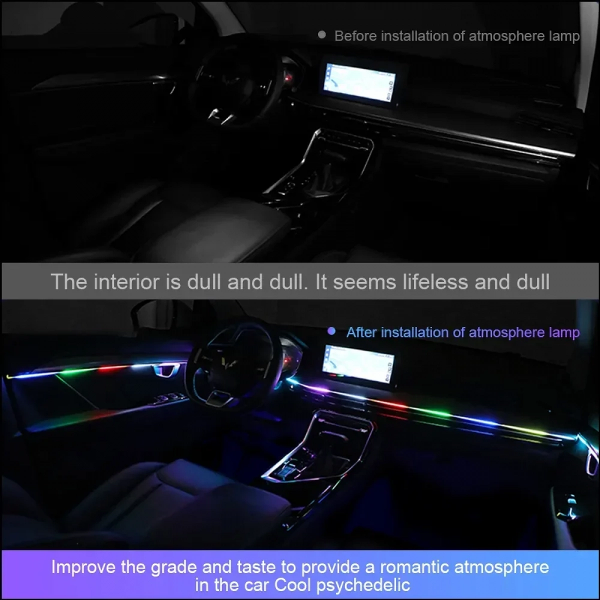 Ambient Car Light Εσωτερικός Φωτισμός Αυτοκινήτου GTAMBI01
