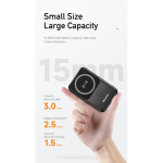 Powerbank Awei P139K με Ασύρματη Μαγνητική Φόρτιση 10000mAh Μαύρο