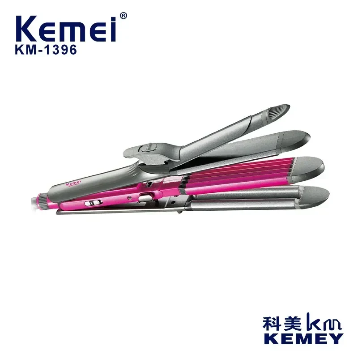Πρέσα Μαλλιών 4 σε 1 Kemei KM-1396