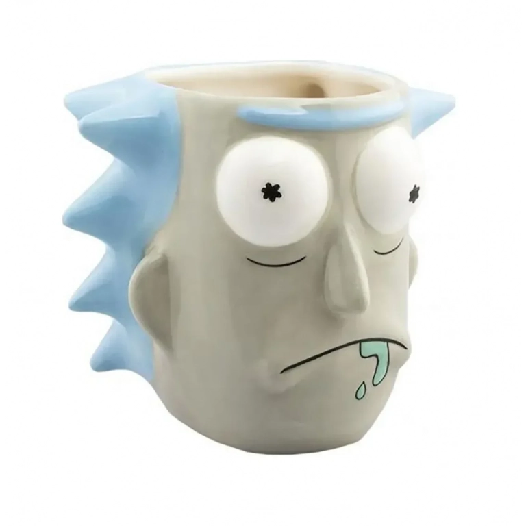 Τρισδιάστατη Κεραμική Κούπα Rick and Morty Rick Sanchez για Καφέ & Τσάι 500ml
