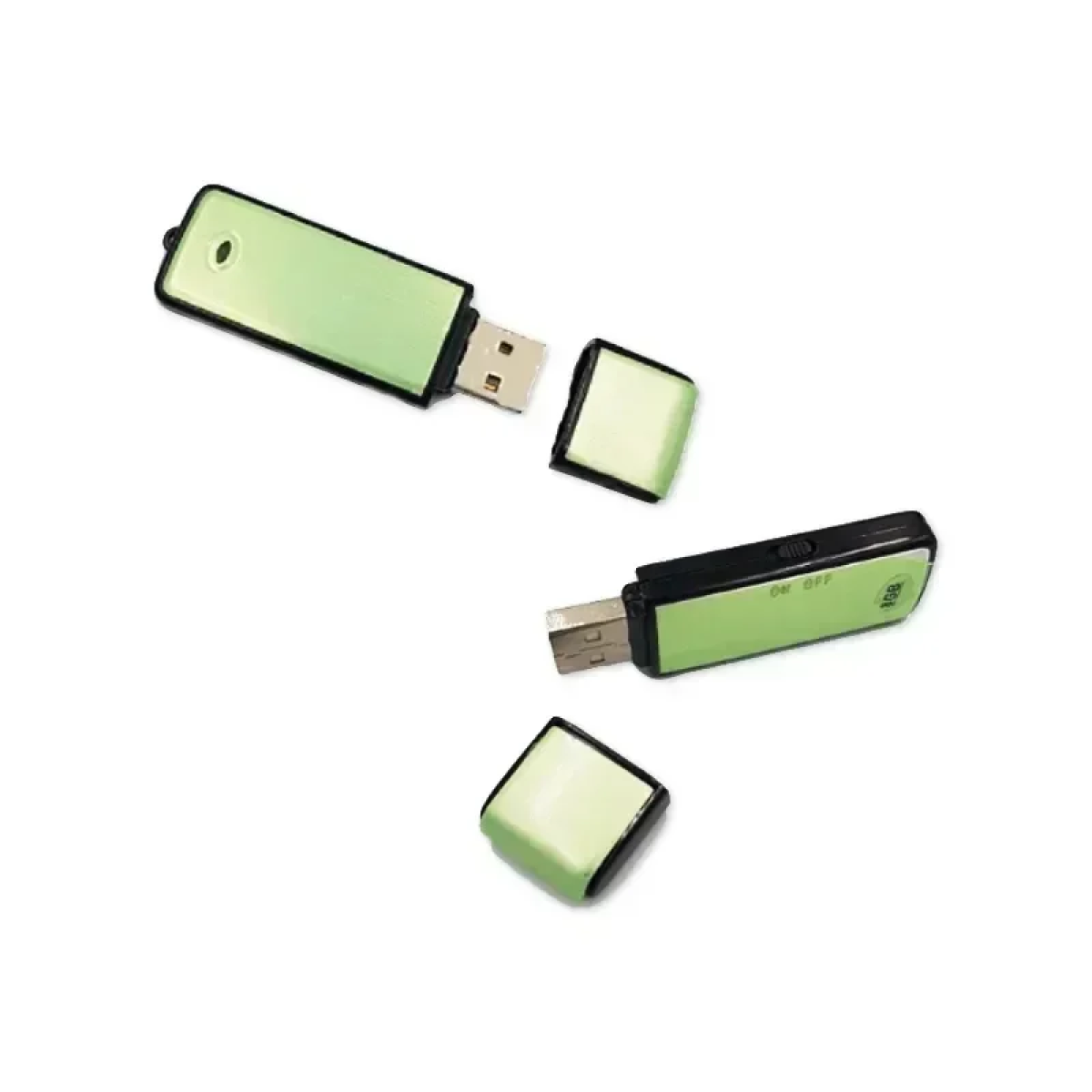 Συσκευή Υπαγόρευσης USB Flash Drive Voice Recorder με Eσωτερική Μνήμη 8GB - Πράσινο