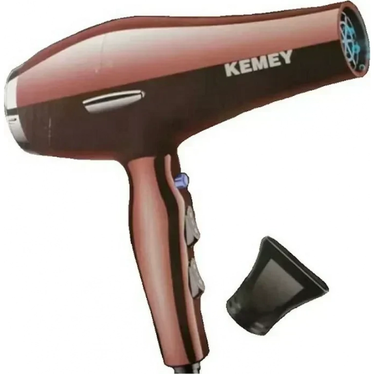 Πιστολάκι Μαλλιών Ionic 3500W Kemei KM-8522 Καφέ