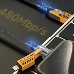 Καλώδιο 4 σε 1 Usb-c/Lightning γρήγορης φόρτισης PD60W 27W AWEI CL-226 Μαύρο - Image 2