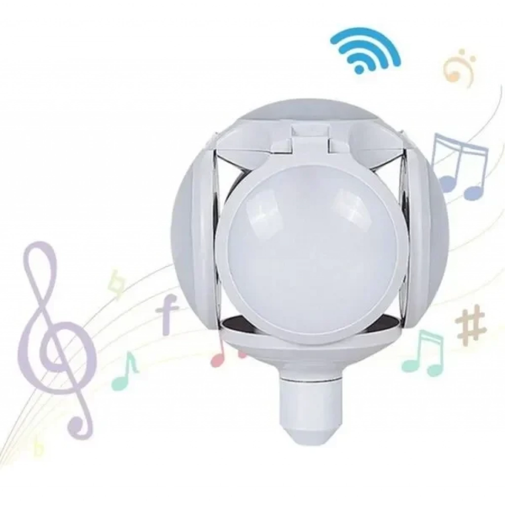 Φωτιστικό LED με Ηχείο Bluetooth Λευκό FA-2940W