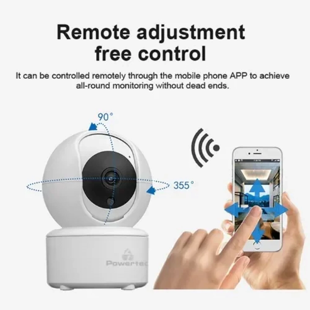 Wifi Smart Camera κάμερα PT-1085 3.6mm 3MP WiFi PTZ