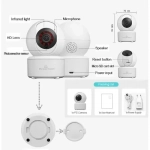 Wifi Smart Camera κάμερα PT-1085 3.6mm 3MP WiFi PTZ