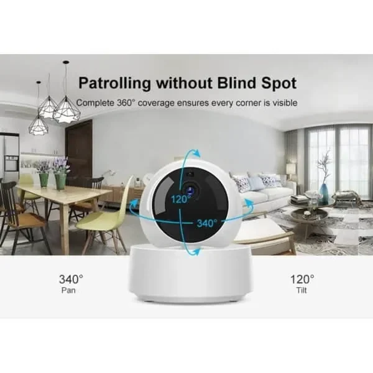 Sonoff Wi-Fi Ασύρματη Κάμερα CCTV 1080P 360° GK-200MP2-B
