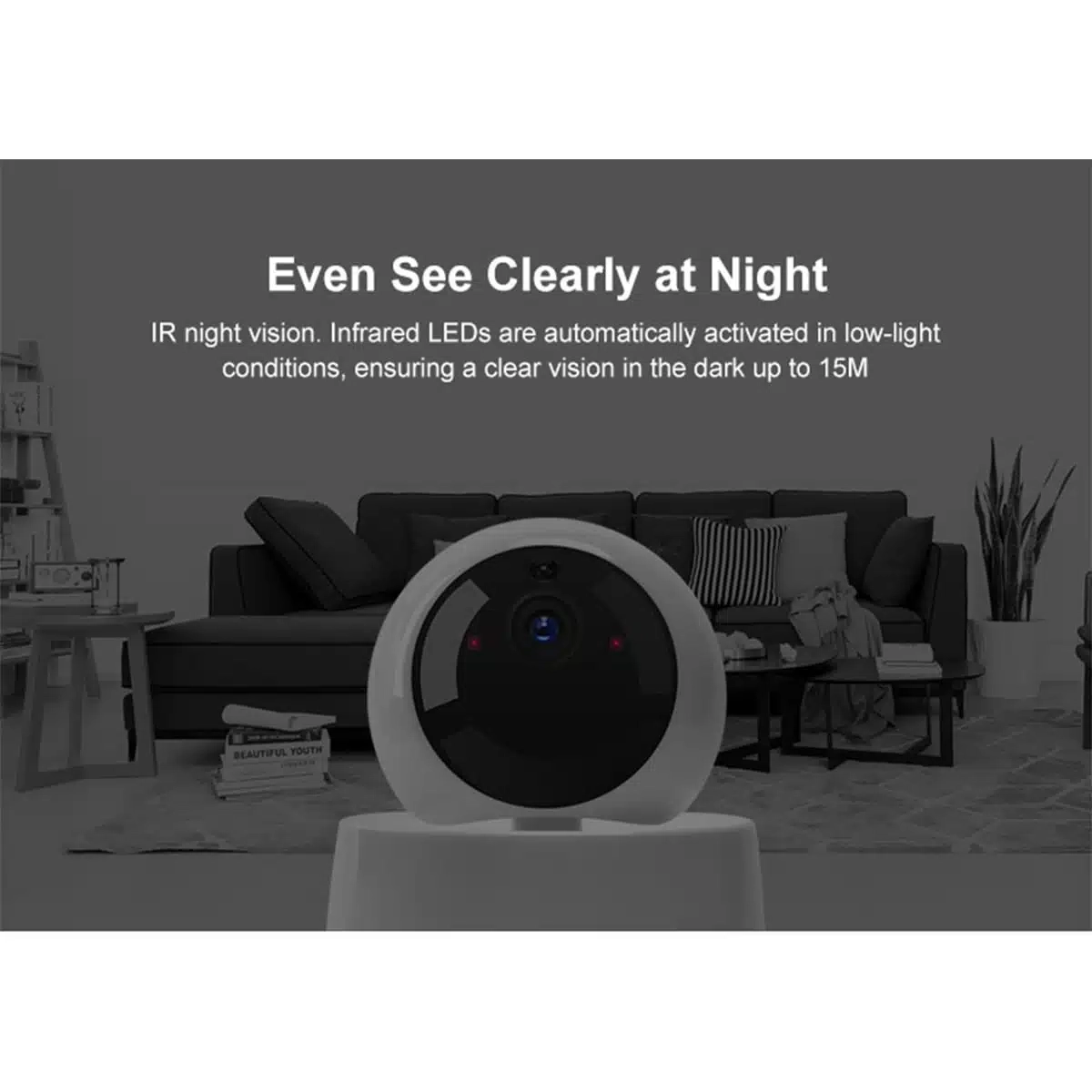 Sonoff Wi-Fi Ασύρματη Κάμερα CCTV 1080P 360° GK-200MP2-B