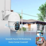 WiFi IP Ασύρματη κάμερα εξωτερικού χώρου ασφαλείας CCTV PTZ 1080P 2.4G 5G