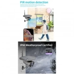 2.0MP Κάμερα Wifi IP με Ηλιακό Πάνελ VP-2404B-WF Ενσωματωμένος Αισθητήρας PIR