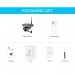 2.0MP Κάμερα Wifi IP με Ηλιακό Πάνελ VP-2404B-WF Ενσωματωμένος Αισθητήρας PIR