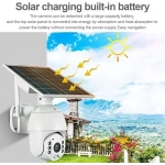 IP Κάμερα Παρακολούθησης Wi-Fi HD Αδιάβροχη Μπαταρίας με Μικρόφωνο και Φακό 3.6mm 34815