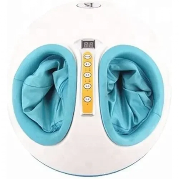 Θερμαινόμενη Συσκευή Μασάζ Ποδιών Shiatsu - Foot Massager - Λευκό/Μπλε