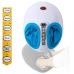 Θερμαινόμενη Συσκευή Μασάζ Ποδιών Shiatsu - Foot Massager - Λευκό/Μπλε