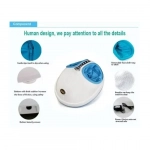 Θερμαινόμενη Συσκευή Μασάζ Ποδιών Shiatsu - Foot Massager - Λευκό/Μπλε