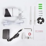HD 5MP WiFi IP Κάμερα 1080P κλειστού κυκλώματος CCTV κάρτας ήχου TF Max 128G IR 20m P2P iCsee