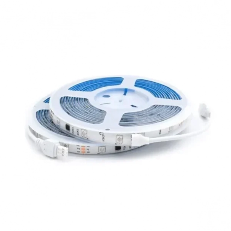 2 Ταινίες LED 2x5m 5050 RGB με Τηλεχειριστήριο & Ένεργοποίηση μέσω Ήχου 12V OEM