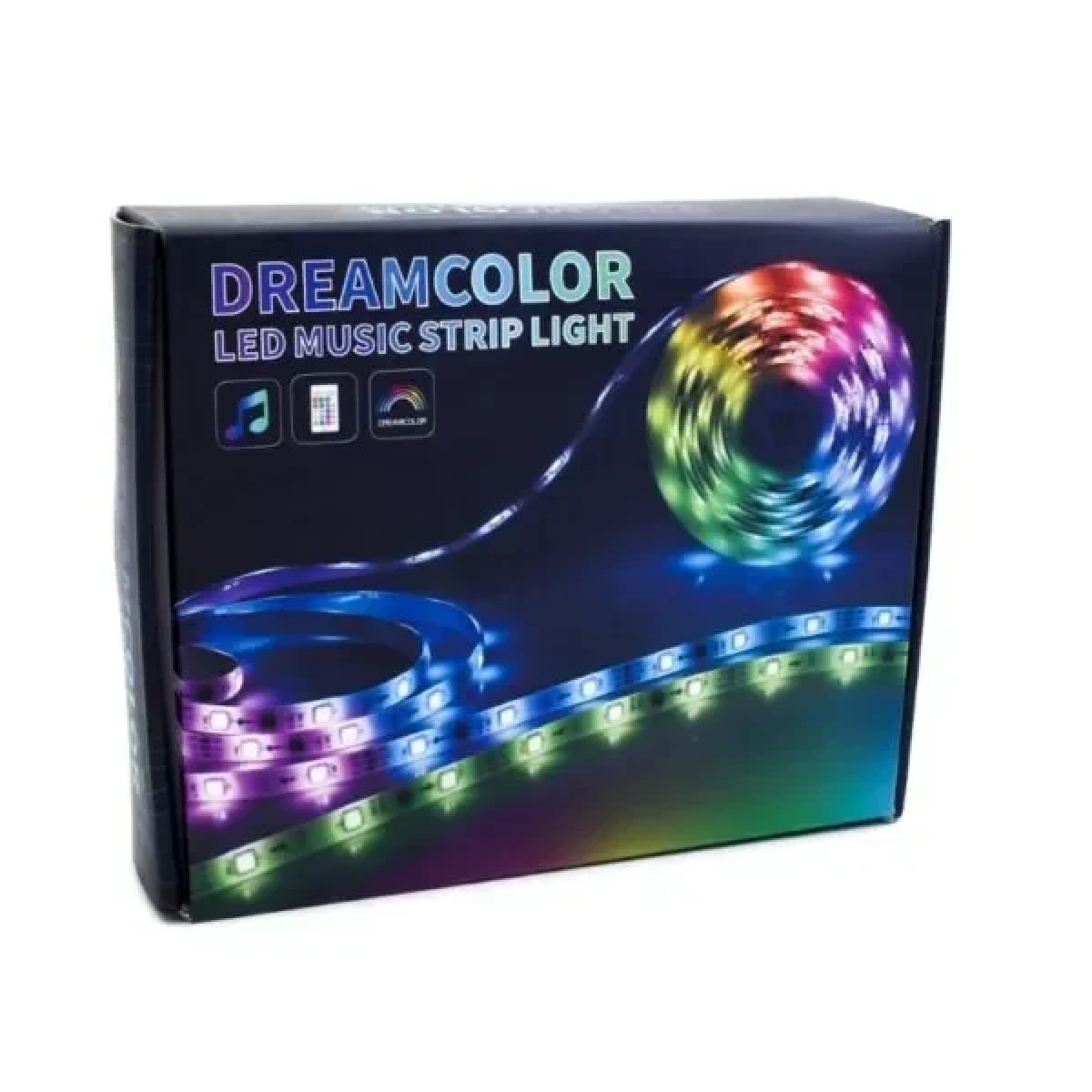 2 Ταινίες LED 2x5m 5050 RGB με Τηλεχειριστήριο & Ένεργοποίηση μέσω Ήχου 12V OEM