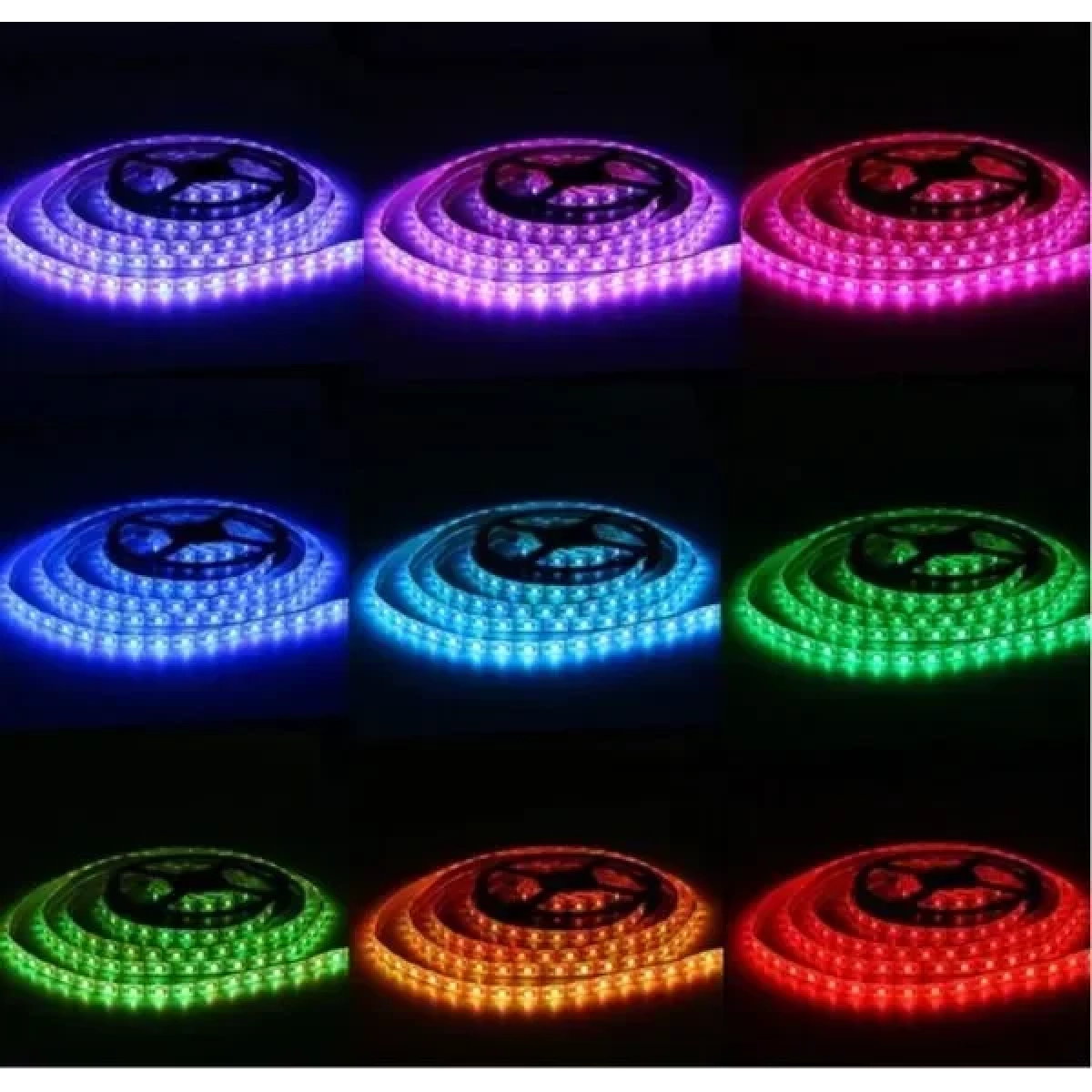 2 Ταινίες LED 2x5m 5050 RGB με Τηλεχειριστήριο & Ένεργοποίηση μέσω Ήχου 12V OEM