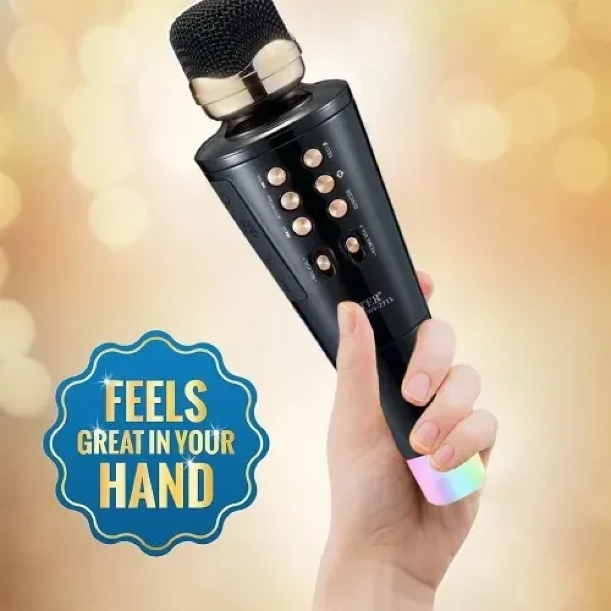 Μικρόφωνο Karaoke Ασύρματο Andowl Q-MC898 Μαύρο