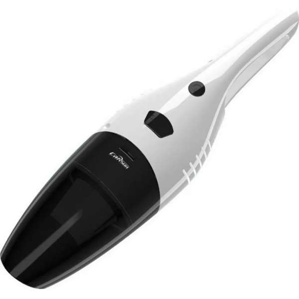 Carsun C-16521 Wireless Σκουπάκι Αυτοκινήτου Στερεών / Υγρών με Ισχύ 120W & Καλώδιο Αναπτήρα 12V Λευκό