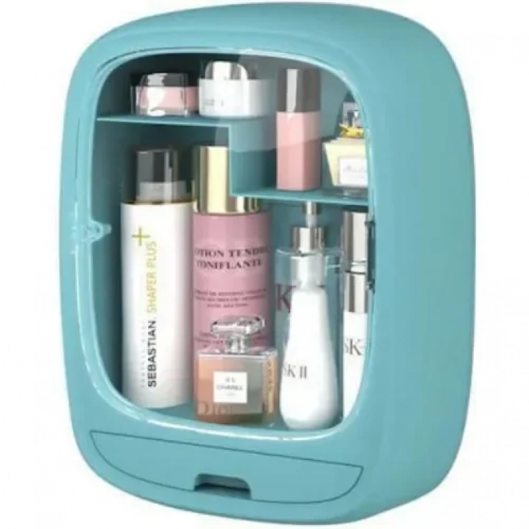 Επιτοίχιο Πλαστικό Ντουλαπάκι για Μακιγιάζ LD-888 – Μπλε