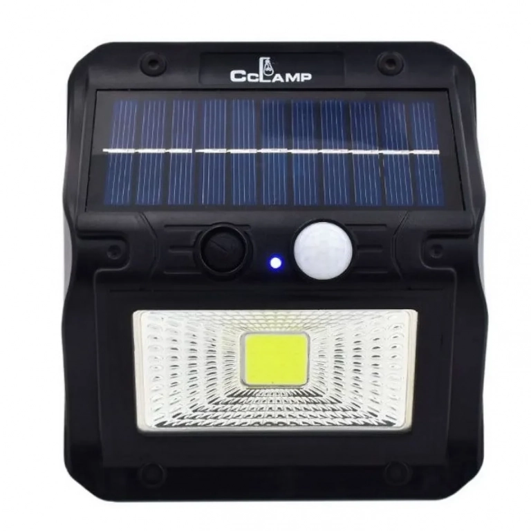 Ηλιακό Φωτιστικό 16 LED COB & με Ανιχνευτή Κίνησης Cclamp cl-108 – Μαύρο
