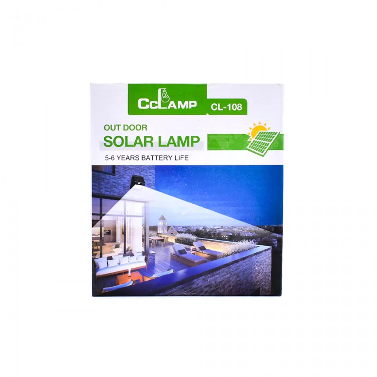 Ηλιακό Φωτιστικό 16 LED COB & με Ανιχνευτή Κίνησης Cclamp cl-108 – Μαύρο