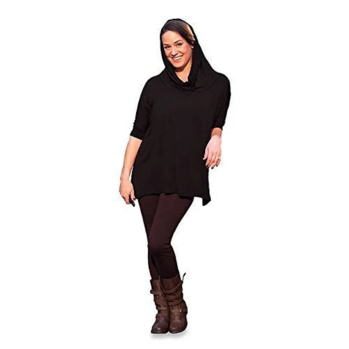 3 Way Poncho – Πόντσο Ζιβάγκο Μαύρο S-L