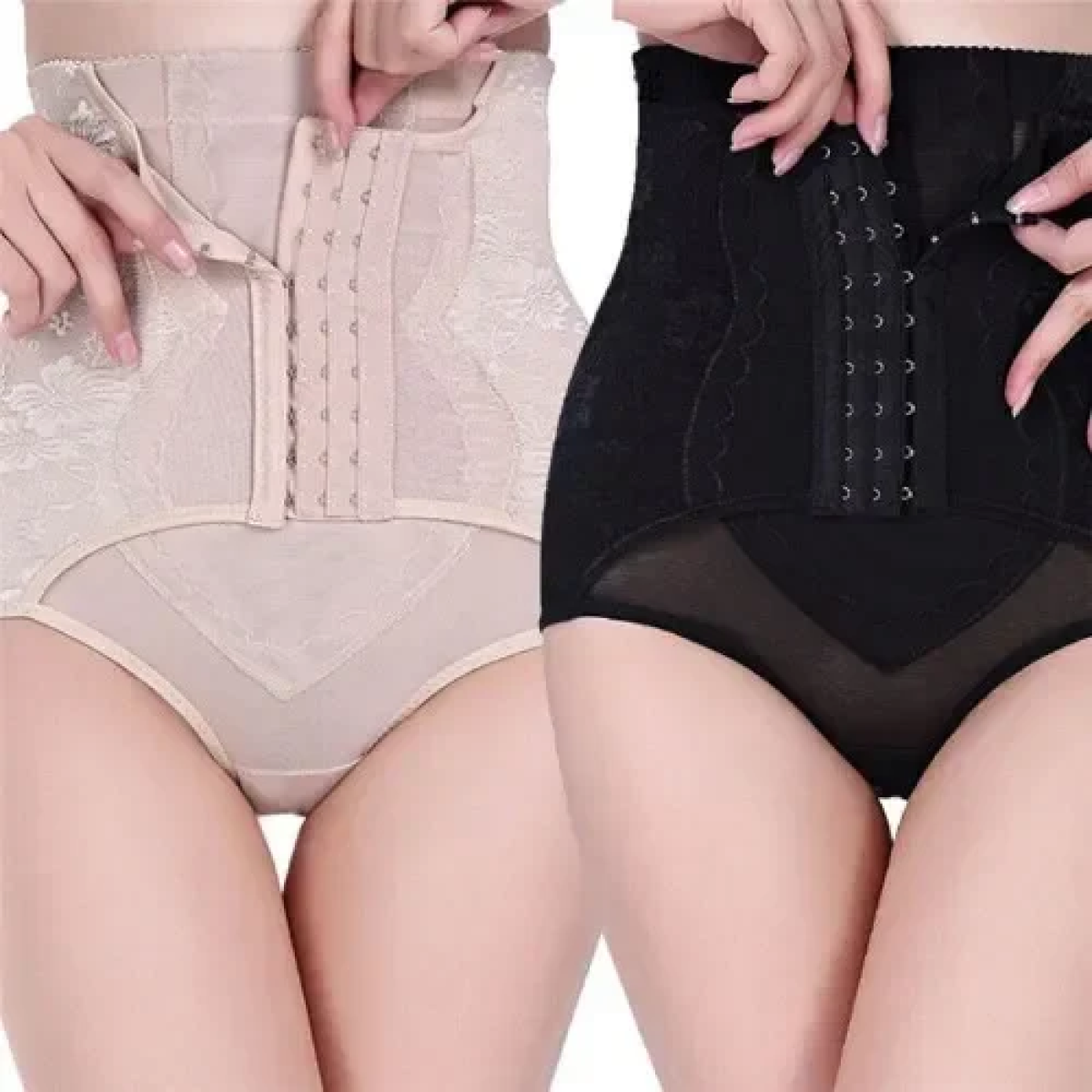 Ψηλόμεσο Εσώρουχο αδυνατίσματος High Waist Body Shaping Pants - Μπεζ M