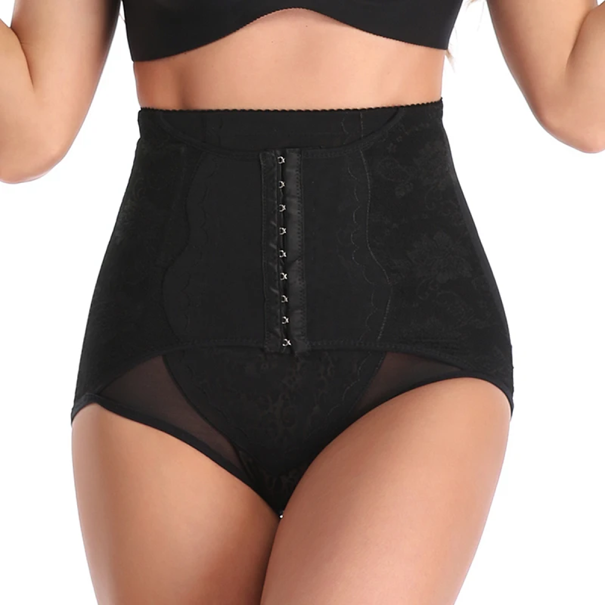 Ψηλόμεσο Εσώρουχο αδυνατίσματος High Waist Body Shaping Pants - Μαύρο M