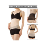 Ημιδιάφανη Ζώνη σύσφιξης κοιλιάς Taping Waist Shaper - Μπεζ M