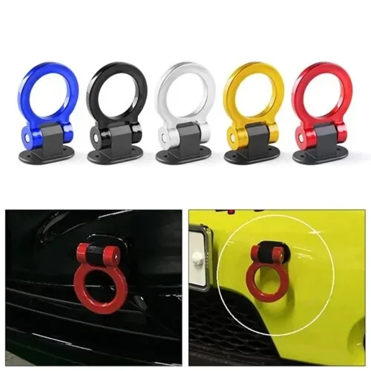 Αυτοκόλλητος Fake αγωνιστικός γάντζος Tow Hook – μωβ - Image 2