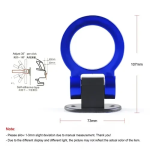 Αυτοκόλλητος Fake αγωνιστικός γάντζος Tow Hook – μωβ - Image 3