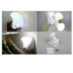 Αυτόνομη λάμπα LED φωτιστικό μπαταρίας 4 τεμαχίων Handy Bulb Led - λευκό - Image 2